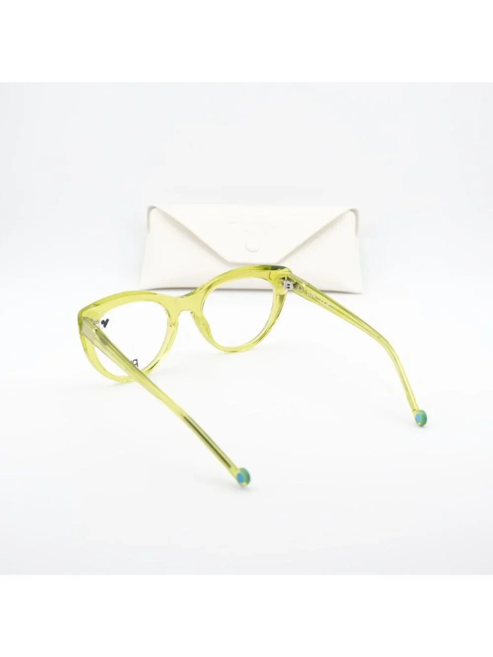 Pure P-7009 N 324 Cat Eye Eyeglasses 52mm – Lime